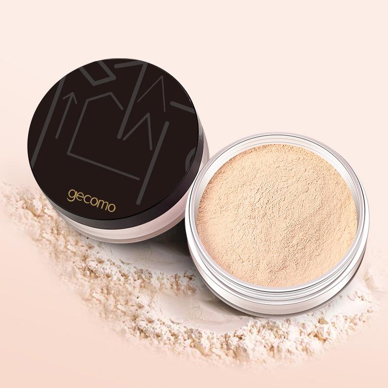 Ge Meng Long-lasting Breathable Setting Powder - Fine Contour, Waterproof & Sweatproof, Smudge-resistant Transparent Loose Powder