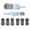 19 Piece Set Of Multi Specification Steel Wire Brushes, Fuel Injector Base Cleaning Tool Set, Engine Cleaning Set