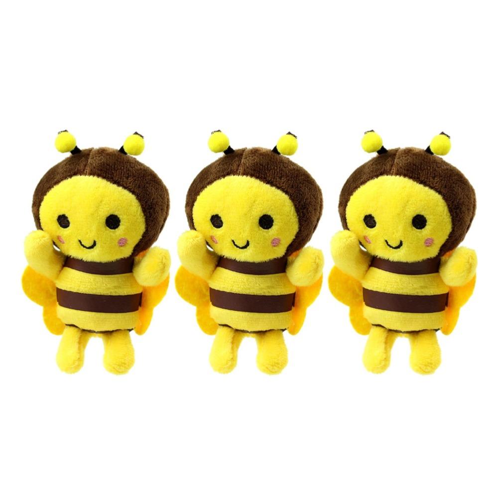 12cm Bijenfestival Pluche Pop Animatie Bijenfestival Activiteit Decoratie Cadeau Schattige Pluche Kleine Hanger Pluche Bij Pop Sleutelhanger
