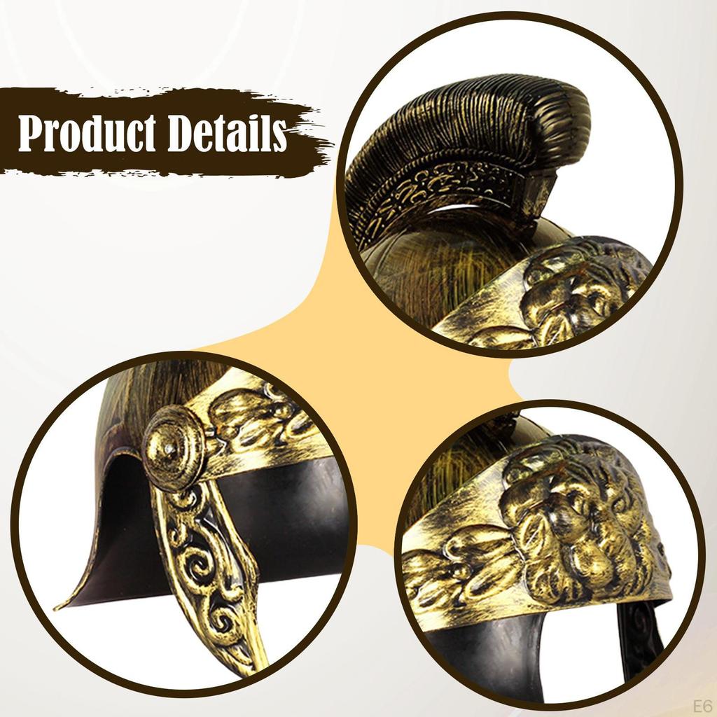 Sparta Helm für Erwachsene Kostüm Rüstung Hut Bühnenauftritt Cosplay Rollenspiel