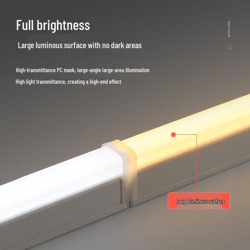 Meng Pao T5 Energy-Saving LED Tube Light Fixture (0.9m, White, 16W) - 2 Pack