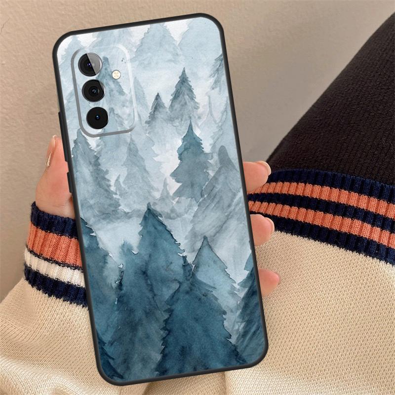 Forest Trees Mountain Case For Samsung Galaxy A35 A55 A06 A16 A26 A36 A56 A53 A32 A52 A33 A13 A14 A34 A54 A17 A15