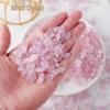 Natural Pink Crystal Stone Particles for Purifying, Demagnetizing, and Decoration in Fish Tanks, Flower Pots, and Buddha Offerings