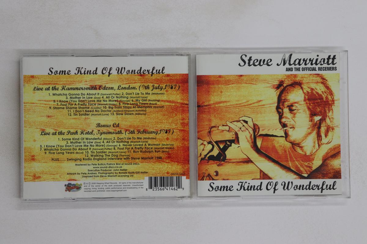 

CD STEVE MARRIOTT - Some Kind Of Wonderful DWWLCD04 WAPPING WHARF 2006 UK Rock Used