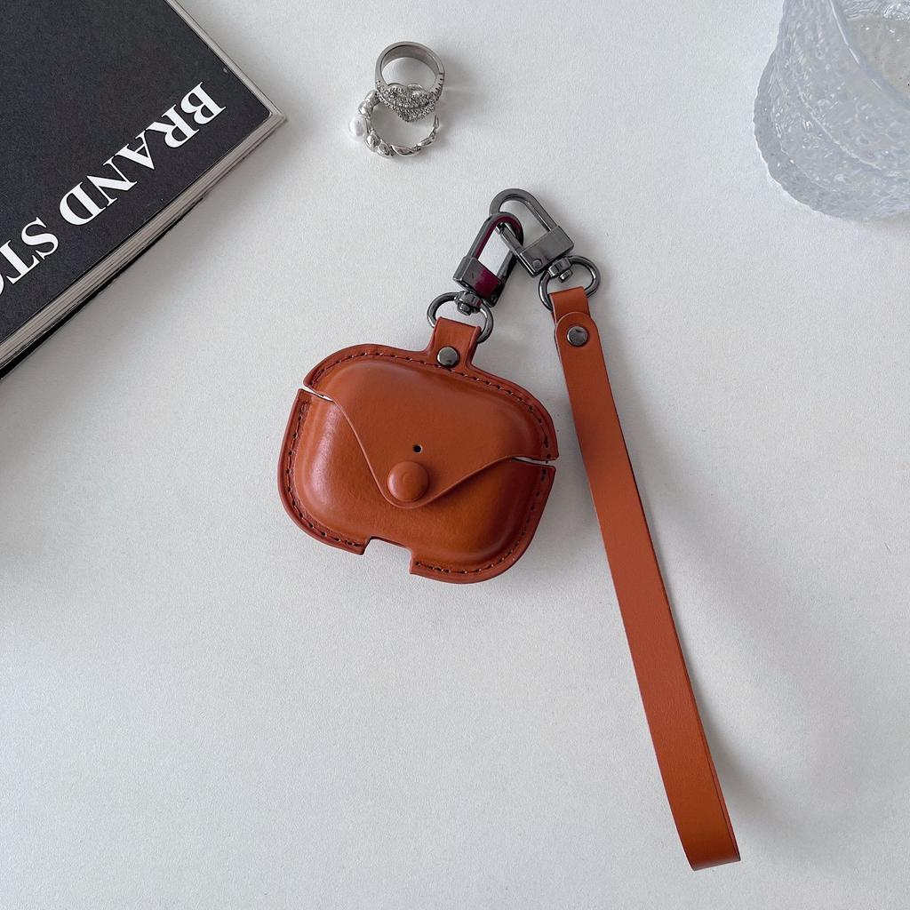 Neue Apple AirPods Ohrhörerhülle Styling öliges Leder Handseil Apple Ohrhörerhülle Retro handgefertigtes Hautgefühl Öl