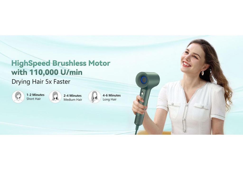 High-Speed Aroma Hair Dryer: Powerful, Quick-Dry, Cold/Hot Hair Care for Salon and Home Use.