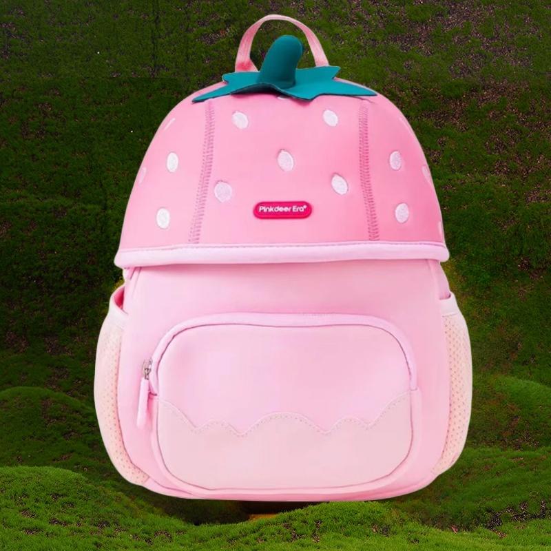 Summer New Kindergarten 3D Mushroom Book Bag 3-6 Year Old Toddler Unisex Anti Loss Schoolbags for Boys and Girls Outdoor Travel Trendy Kid Backpack