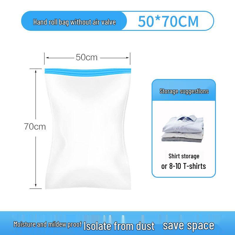 Vacuum Compression Storage Bag for Clothes, Quilts, and Pillows