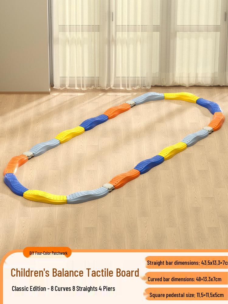 Rainbow Balance Bridge: Sensory Integration Toy for Toddlers