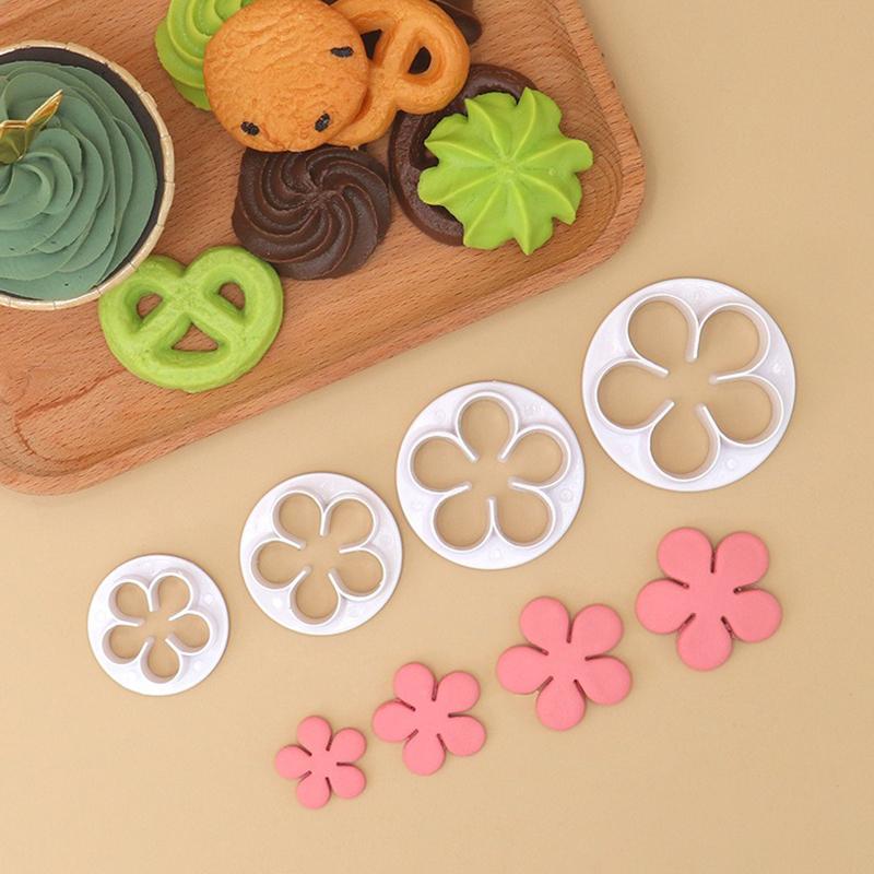33PCS Biscuit Cutting Mold Spring Pressing Molds Leaf Star Heart Easy To Remove Fondant Cake Cookie Cutter Kitchen Accessory ZYF