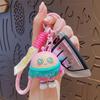 Cartoon Egg Party Keychain Small Pendant Car Schoolbag Doll Key Chain Bag Pendant Small Gift