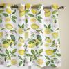 Letní akvarel Lemon Vintage okenní závěsy do obývacího pokoje Luxusní závěsy do ložnice Kuchyňské rolety Závěsy Závěsy