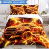 Nighttime Truck Drive 3pcs K-pop music group Bedding set,Ideal for Bedroom, Dormitory,Including Duvet Cover And 2pcs Pillowcases,Fan gifts