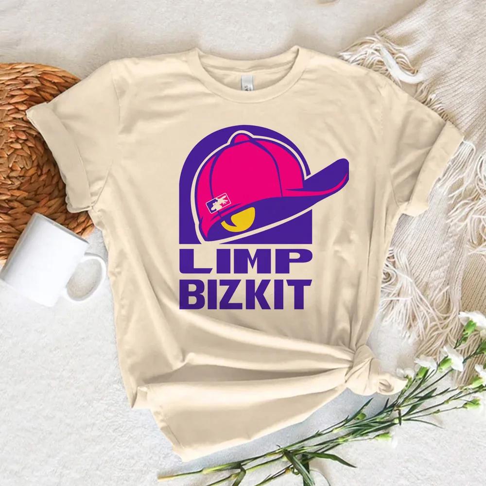 

Жіночі футболки Limp Bizkit Японська футболка для дівчини Вуличний одяг Одяг аніме Повсякденні футболки Дихаюча хіп-хоп футболка S