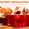 3pcs LED Road Emergency Lights Roadside Warning Car Safety Flashing Warning Light Flare Kit with Magnetic Base and Hook