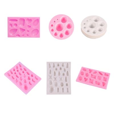 Geometric Gem- Green Bean Cake Chocolate Cake Fondant Mold Diy Baking Manual Mold Food Grade Silicone Fondant Mould