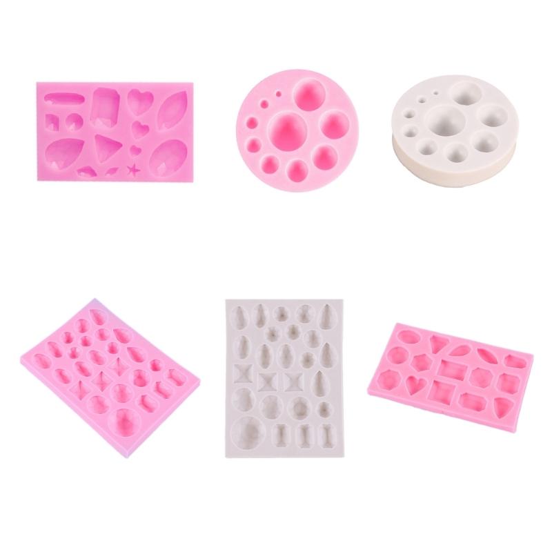 Geometric Gem- Green Bean Cake Chocolate Cake Fondant Mold Diy Baking Manual Mold Food Grade Silicone Fondant Mould