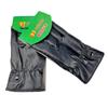 Touchscreen PU Leather Gloves - Men's & Women's Winter Warm Fleece-Lined, Windproof Black Cycling Gloves