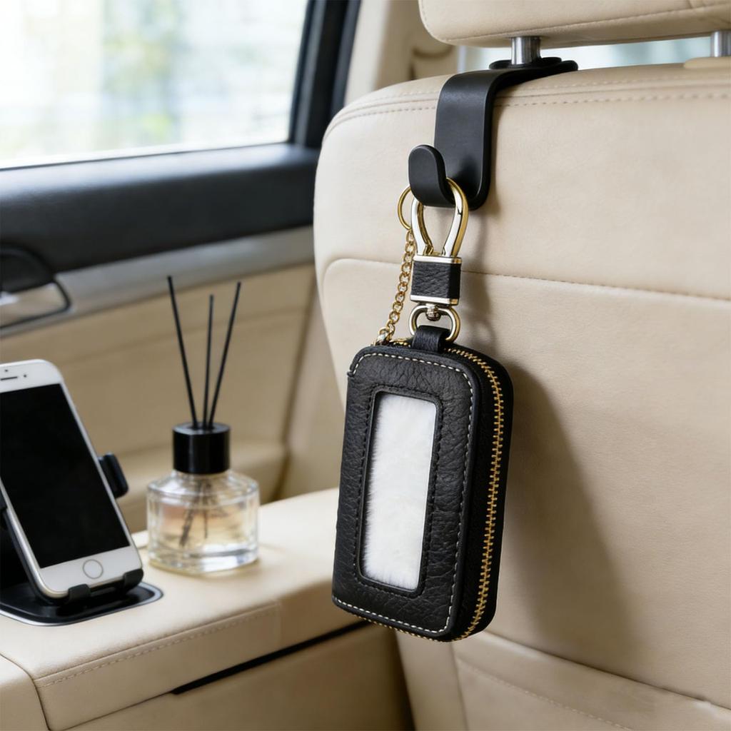 [AVIANA] Key Bag Ladies Genuine Leather Car Key Cover Smart