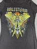 Halestorm Band Moon Moth Graphic Unisex Black Cotton T-Shirt EG567