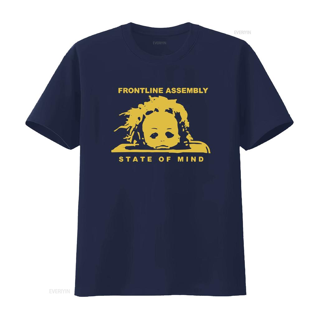 New Front Line Assembly State Of Maind Classic Unisex Unisex T Shirt Size S 5xl Vintage Fashion Stylish Streetwear