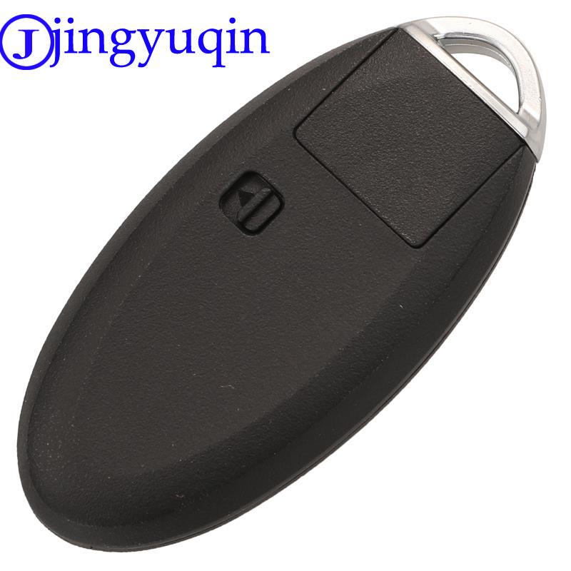 Jingyuqin Car Alarm 2 Button Smart Remote Key 434mhz Hitag AES 4A/pcf7938x Chip For Nissan Kicks Car Key