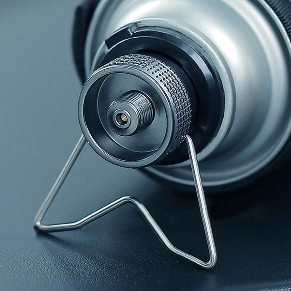 Portable Gas Stove Adapter Aluminum Alloy Camping Gas Converter Lightweight Gas Tank Adapter Compact for Outdoor Cooking