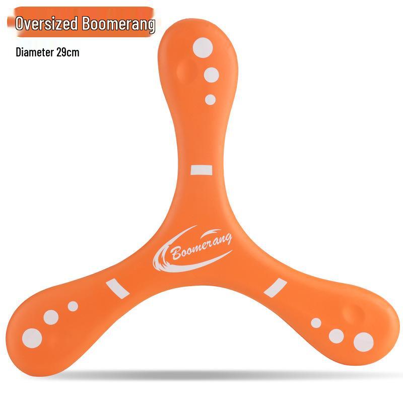 Kids' EVA Foam Hand-thrown Boomerang: Soft 3-Blade Frisbee Toy for Outdoor Play, Ages 6+