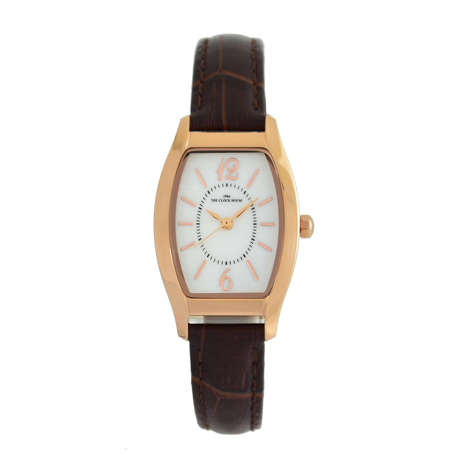 

[The Clock House] Деловые формальные аналоговые водонепроницаемые часы стильные женские LBF5003-WH2B белые