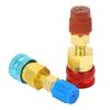 R1234yf Quick Couplers Kit Brass R1234YF to R134A Quick Coupler Adapter for Car Conditioner AC Charging