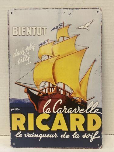 La Caravels Richard Sign Bientot Liquor Tin Metal Sign Bar ManCave ShipAluminumtin sign 20x30cm(7.8x11.8inch)