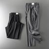 Men's Pants Tail Single Cut Label Straight-leg Casual Pants Men's Fall and Winter All-Matching Pants Export Original Single Men's Stretch Suit Pants