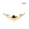 Women's Pointed Toe High Heel Protector - Leather Anti-Kick Decorative Cover with Metal Cap for Shoe Protection.