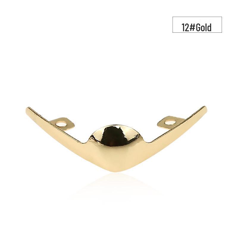 Women's Pointed Toe High Heel Protector - Leather Anti-Kick Decorative Cover with Metal Cap for Shoe Protection.