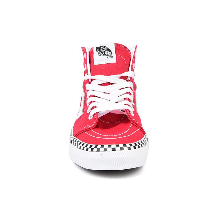 Vans SK8 Hi Check Foxing - Racing Red VN0A38GEVS5