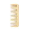 Natural Bamboo Wide Tooth Hair Comb for Women Men Anti-Static Afro Fork Comb Detangler Brush for Curly Wet Dry