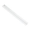 10 Pcs Loose Leaf Binding Spine 30 Hole Cuttable Wear Resistant PP Plastic 10mm Binding Comb for Student