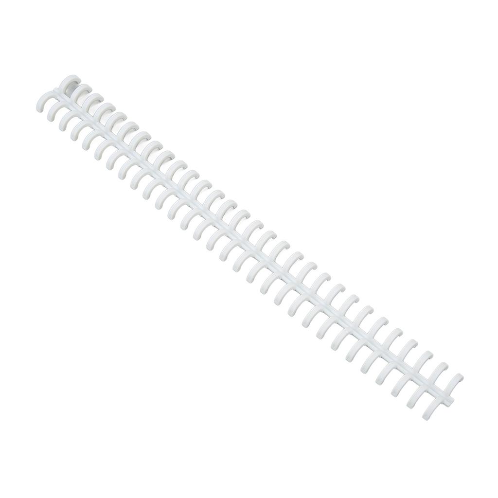 10 Pcs Loose Leaf Binding Spine 30 Hole Cuttable Wear Resistant PP Plastic 10mm Binding Comb for Student