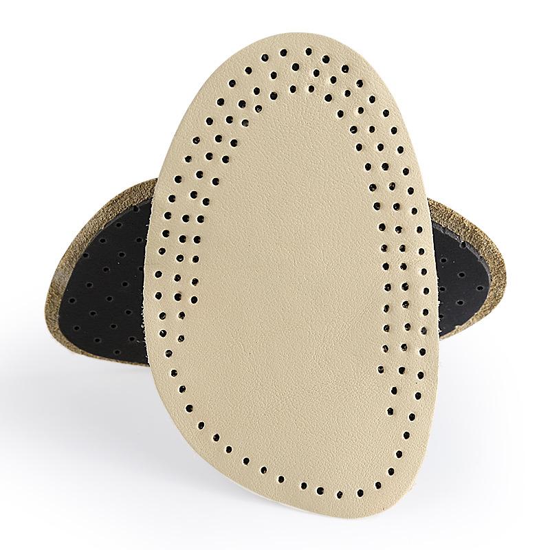 Кожаная полустелька для передней части стопы Женская стелька для туфель на высоком каблуке Защита от боли в передней части стопы, а также Нескользящая полустелька Мужская супермягкая стелька из коровьей кожи