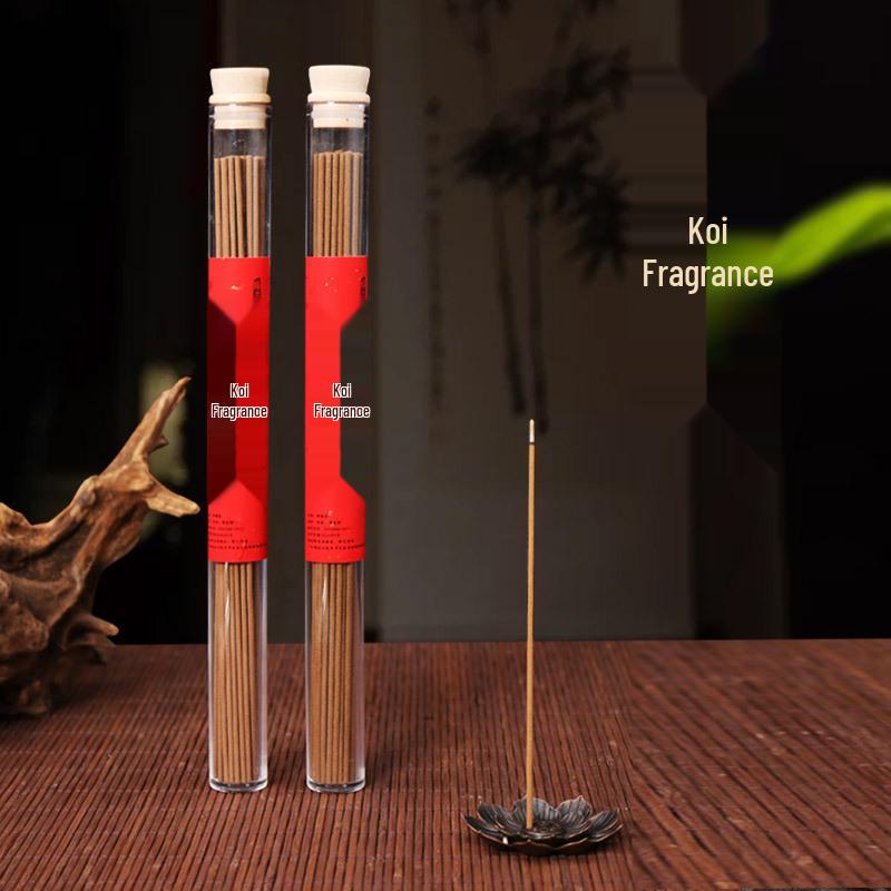 Pomelo Leaf & Pine Cone Incense Sticks: Golden Wealth Aromatherapy with Sandalwood & Agarwood Scent.