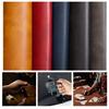 For iPhone 16 Pro Case Calf Texture PU Leather Hard PC Protective Phone Cover