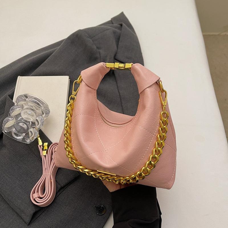 Luxuriöse, elegante Mode-Kettentasche, Crossbody-Tasche mit Rautenmuster, Einzelschulter-Crossbody-Tasche