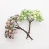 6PCS/Bundle DIY Home Decor Xmas Ornament Simulation Plants Faux Grass Pine Artificial Flowers
