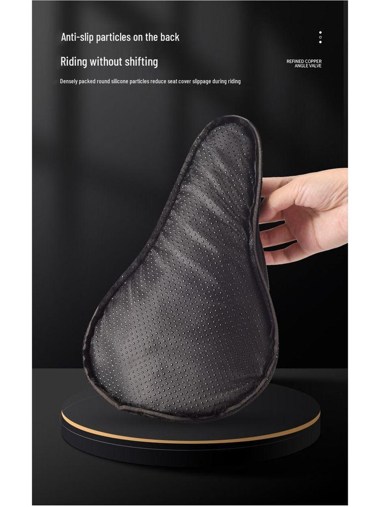 Super Soft Silicone Bicycle Seat Cushion - Universal Shock-Absorbing Cover for Mountain and Road Bikes