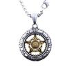 Meier Starburst roman gold two-tone metal pendant classic exquisite necklace
