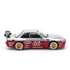 POP RACE 1/64 Pandem Silvia S13 - Moontech Red Fertigmodell PR640258