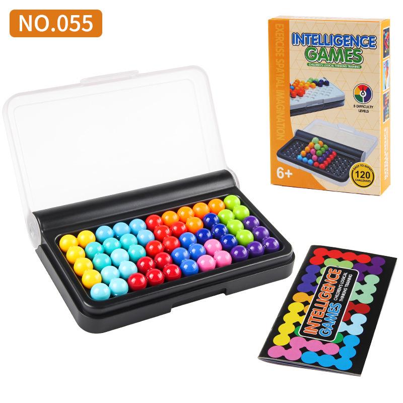 Cross-Border Magic Bead Puzzle: Educational Logic Training Board Game with Colored Beads