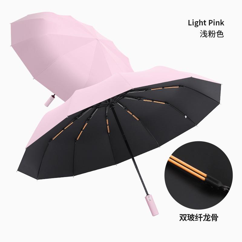 Brother Yang's hot-selling] A large number of 32-bone reinforced bold storm-resistant sun umbrellas