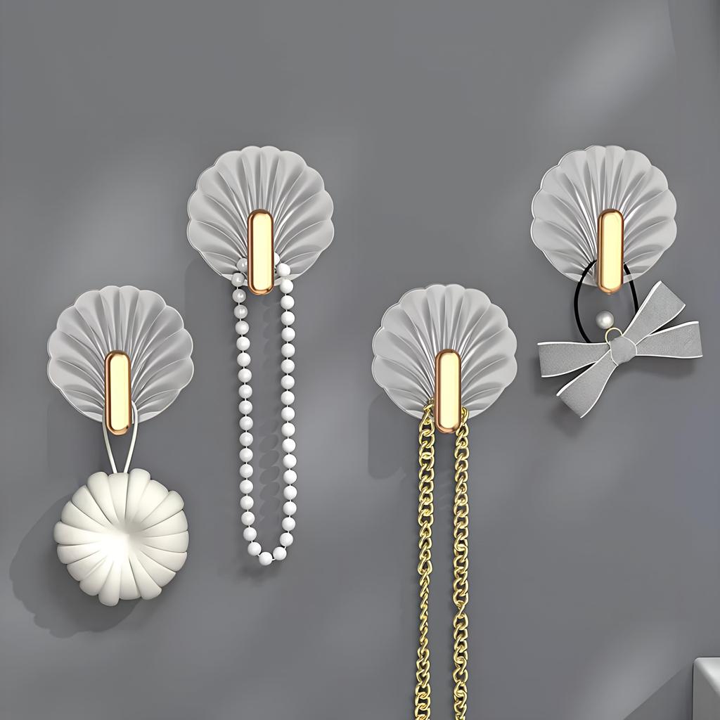 Acrylic Transparent Hook Strong Adhesive Kitchen Living Room Bathroom Wall Multifunctional Towe Key Clothes Hats Storage