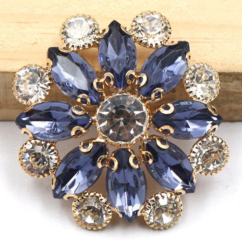 LKERAN5PCS37 * 37MM Circular Diamond Inlaid Acrylic Horse Eye Used For Clothing Buttons, Bow Hair Accessories, Jewelry Accessor